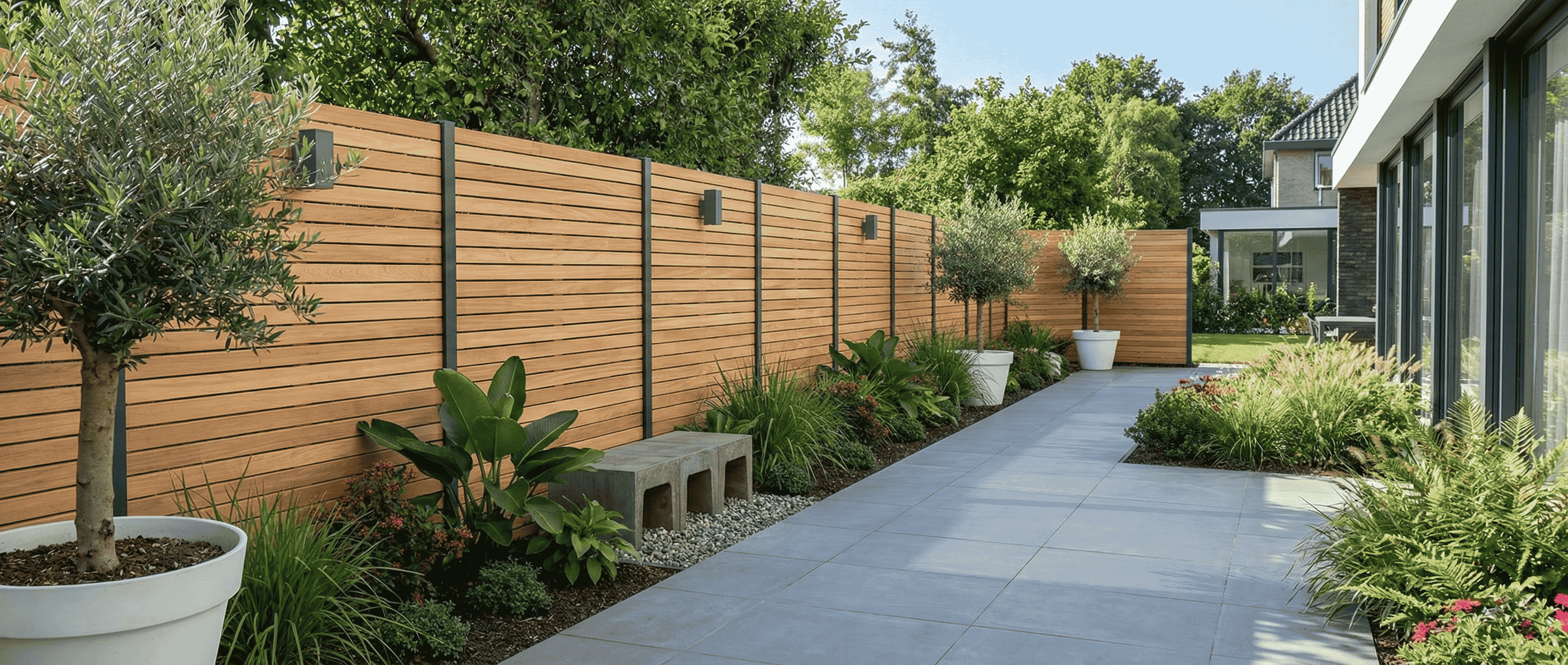 Houten Schutting Totaaltuin Friesland