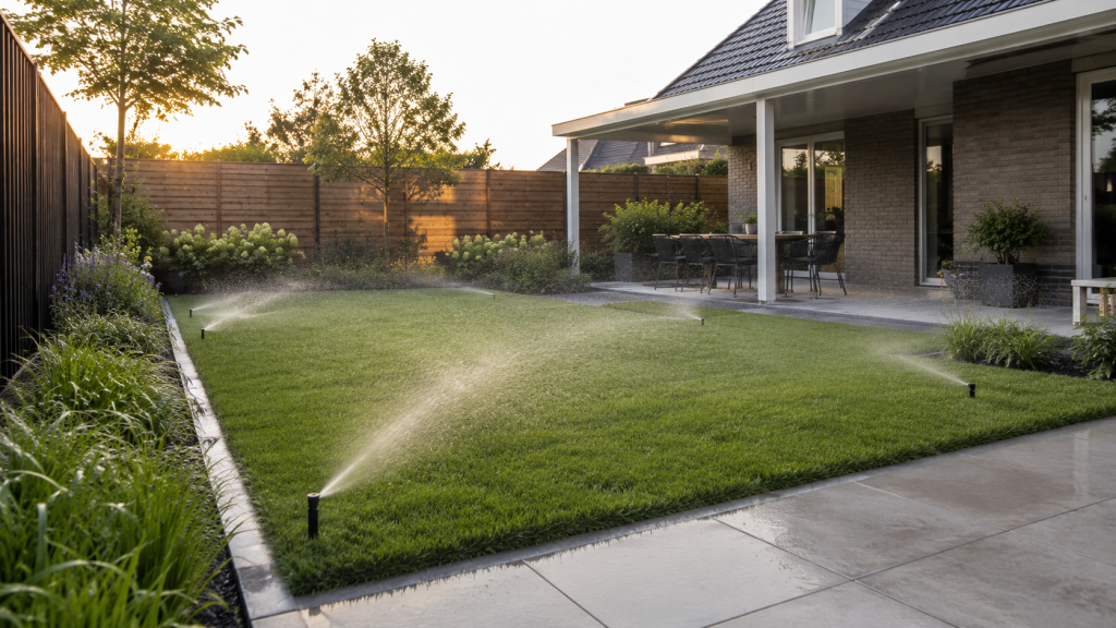 Automatische Tuinberegening Gazon Friesland