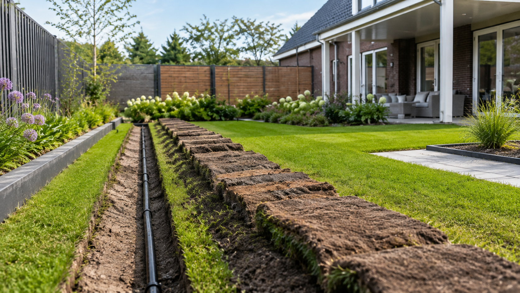 Beregening Aanleggen Bestaande Tuin